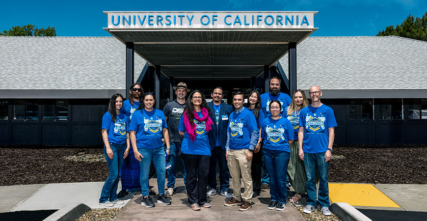 This summer's cohort of Data Science Challenge students and Professor Suzanne Sindi (red scarf)